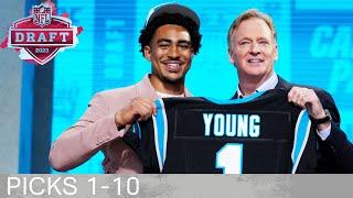 Picks 1-10: Multiple Quarterbacks & Trades! | 2023 NFL Draft