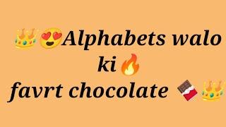 Alphabets walo ki favourite choclate || atoz walo ki favrt choclate || gleam point ||