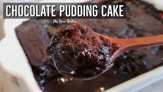 HOT FUDGE CHOCOLATE PUDDING | Eggless Pudding Recipe