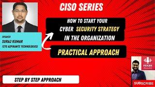 How to start cyber security strategy in your organization Step by Step Process