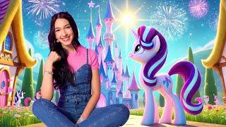 UM DIA INTEIRO VIVENDO NO MUNDO DE MY LITTLE PONY | Família Luluca