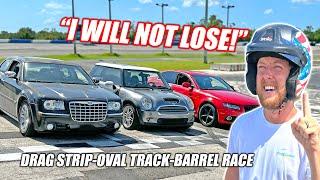 CHEAP CAR BATTLE! Racing Our $3,000 Budget Cars!