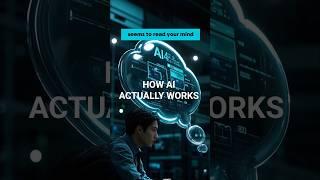 How AI Actually Works (Explained in 60 Seconds)