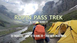 Rupin Pass Trek Unforgettable Experience with Indiahikes: A Journey Through the Himalayas - Part 1