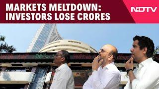 Stock Market Today | Investors Lose Over 16 Lakh Crore As Indian Markets Crash Due To Trump Tariffs