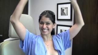 Video Review: 24 hours after breast augmentation surgery.