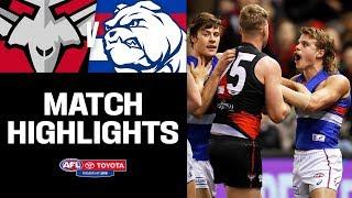 Essendon v Western Bulldogs Highlights | Round 21, 2019 | AFL