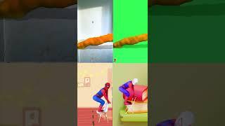 Spider-man vs dad coulnd't resitst -who is choose ?  #spiderman #shorts