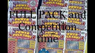 COMPETITION TIME and day 1 of the FULL PACK - £180 spent on a full pack of the £3 Power Puckshot