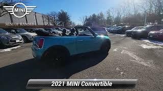 Certified 2021 MINI Convertible Cooper, Ramsey, NJ I4451S
