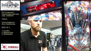 Fulda EM Pinball Tournament 2 Finals Game 1 - Iron Man