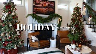 CHRISTMAS DECORATE WITH ME + HAUL | LIVING ROOM INSPIRATION