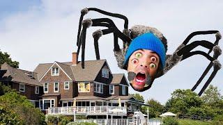 Giant Spiders & Monsters in RAD DAD'S home!