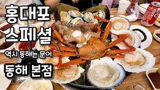 강원도 동해 맛집 홍대포 본점 스페셜 해물탕 / 동해 문어/ 해천탕 / 해신탕/ 해물닭도리탕