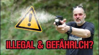 #selbstverteidigung Pfeffer Pistole Test - ILLEGAL und gefährlich?