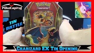 Pokemon Card Charizard EX Tin Battle vs Outcast Dimension TCG