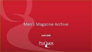 Men’s Magazine Archive Overview