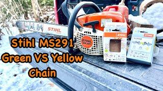 What chain is better ? Green or Yellow Stihl chain