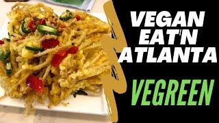 Vegan Eat’n Atlanta|Enoki Mushrooms|Vegreen Asian Fusion