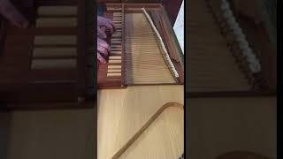 uia ref: 3794S Clavichord by Albert Norris 1990's with stand and in very good condition