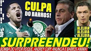 É OFICIAL! VITOR ROQUE NÃO FICA NO PALMEIRAS DESSE JEITO. BARROS ACORDOU - bem feito, eu avisei