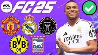 10 TEAMS YOU SHOULD USE IN FC 25 CAREER MODE