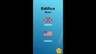 Edifice meaning pronunciation and synonyms #Shorts