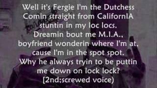 Nelly ft Fergie - Party People +lyrics