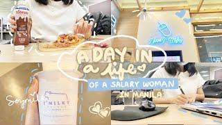 a day in a life of a salary woman | realistic 9-5 work vlog, banker in makati adulting weyatoons