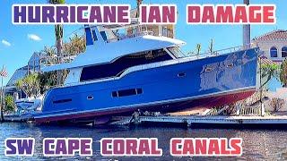 Hurricane Ian - Cape Coral Canal Tour