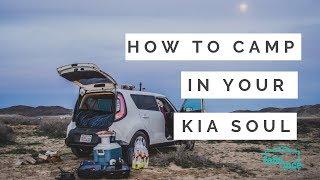 How to Sleep or Car Camp in a Kia Soul : With Instructions