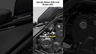 Honda Rebel 300 And Rebel 500 | Motorpedia #shorts