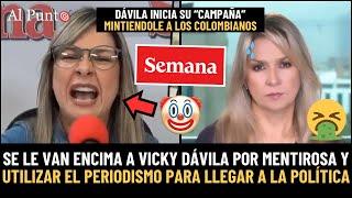 ¡MENTIROSA! Se van en contra de Vicky Dávila por FALSA y utilizar el periodismo para hacer política