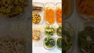 お弁当作り置き9種#お弁当 #お弁当作り #お弁当おかず #作り置き #レシピ #レシピ動画 #料理 #料理動画 #cooking