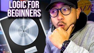 Logic Pro X BEGINNER Tutorial 2023 (Beatmaking)