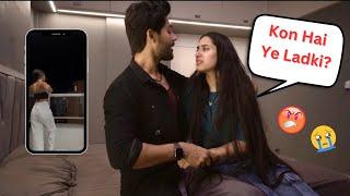 Another Girl As My Lock Screen Prank|| She Got Angry|| Rahul and Bhumi