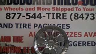 DUBSandTIRES.com 17 Inch Traklite Holeshot Wheels Hypersilver Racing Tuner Hellaflush Rims