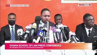 WoezorTV goes live- Press Conference by the SRC of the Ghana School of Law