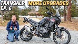 Honda Transalp 750 | Suspension Upgrade, Lighting, Exhaust, GPS & More (EP.6)