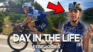 DAY IN THE LIFE OF A PROFESSIONAL CYCLIST ft. Febe Jooris