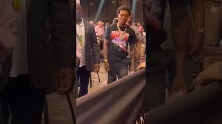 Errol Spence Jr. ringside at Frank Martin fight at The Cosmopolitan Las Vegas Nevada.#errolspencejr