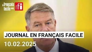 Roumanie: le président Klaus Iohannis démissionne | Journal • Français Facile - RFI