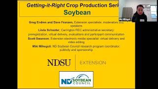 2024 Getting It Right Soybean Production Series: ND Soybean Council welcome with Miki Miheguli