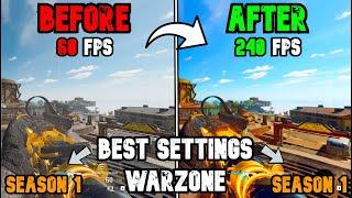 BEST PC Settings for Warzone SEASON 1! (Optimize FPS & Visibility)