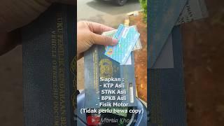 Drive Thru Perpanjang STNK Samsat Jakarta.  #samsat #stnk #bpkb #pajakmotor #drivethru #motor