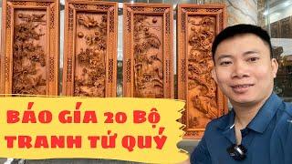 Báo Giá Tất Các Loại Tranh Tứ Quý Gỗ | Đồ Gỗ Thành Luân