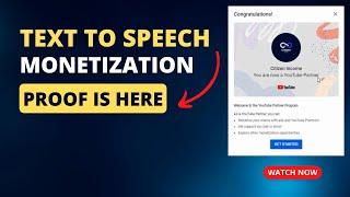 Can You Monetize Text To Speech Videos on YouTube