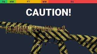 Galil AR CAUTION! - Skin Float And Wear Preview