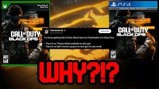 WHY is Black Ops 6 Releasing on PS4 & XBOX One?