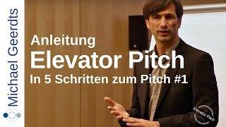 Elevator Pitch Anleitung: Wie Sie Ihren Pitch aufbauen #1